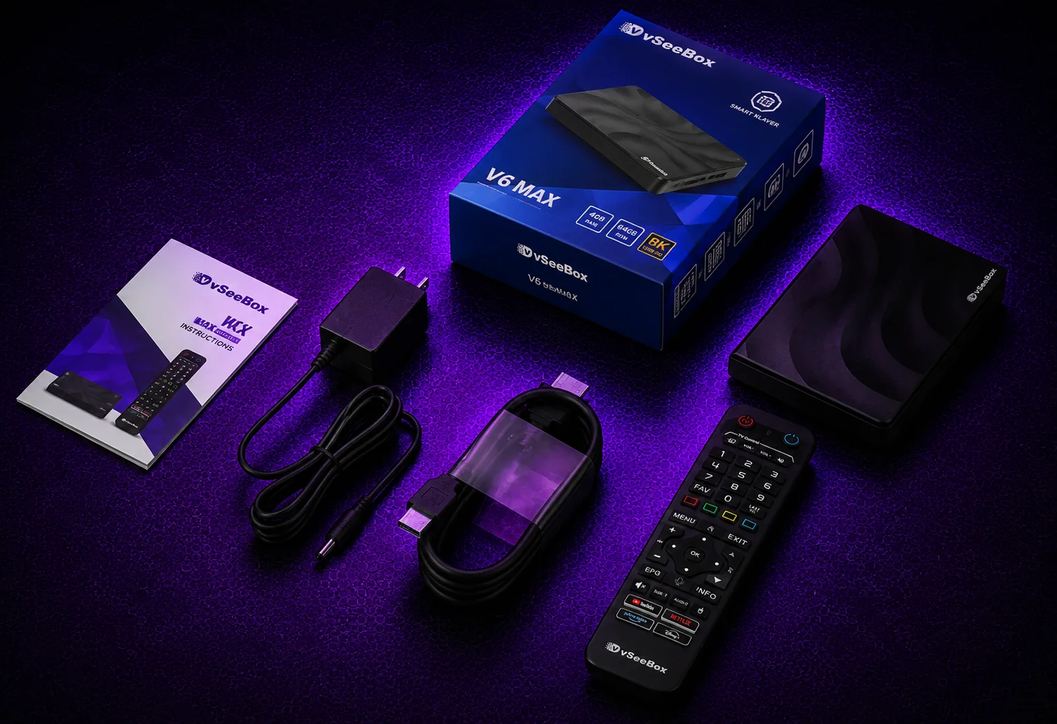 V6 Max — What's in the Box