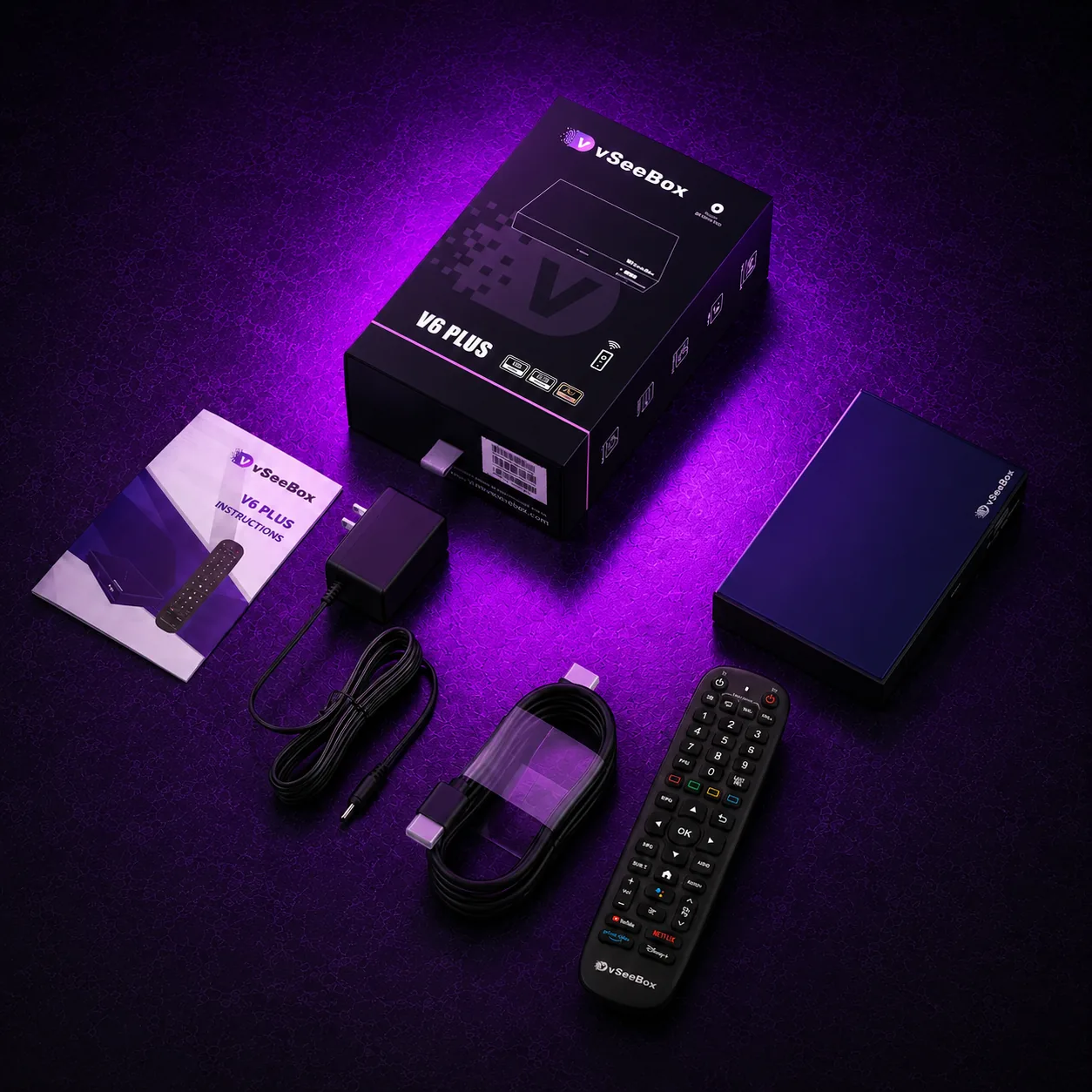 V6 Plus — What's in the Box