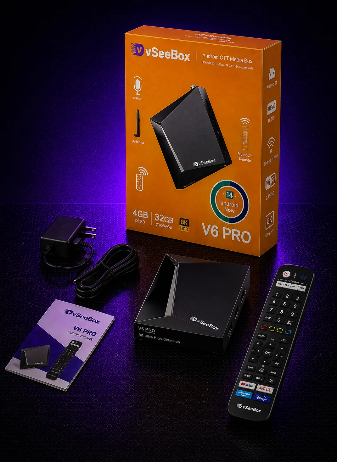 V6 Pro — What's in the Box